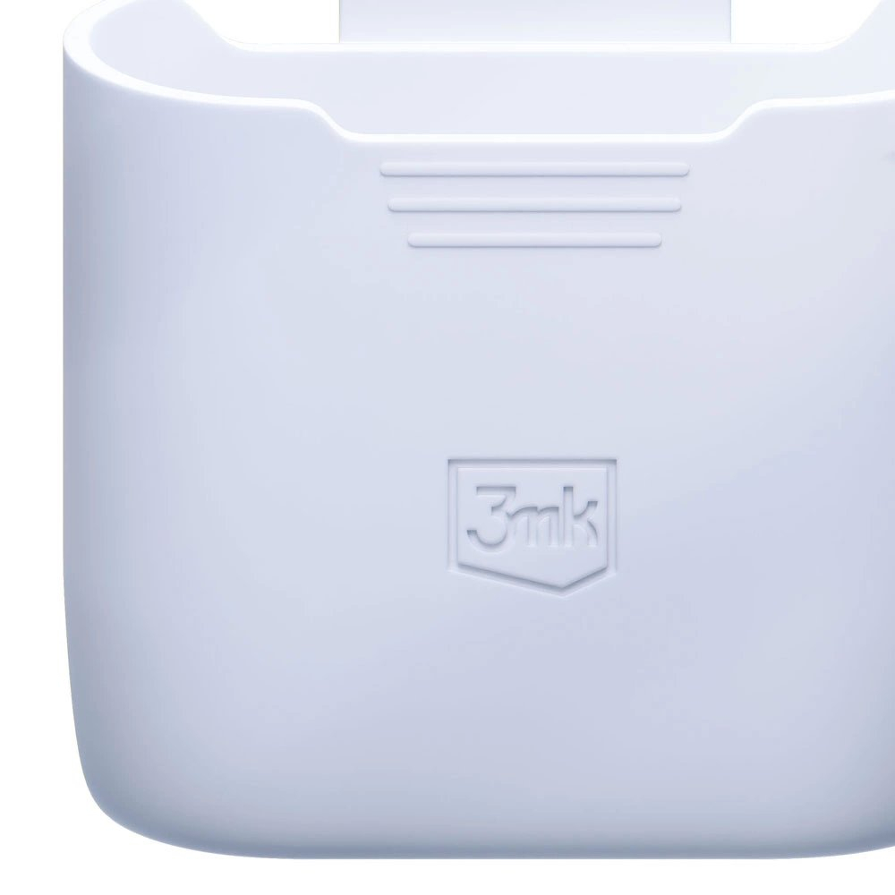 AirPods 2 3mk Silicon dėklas – baltas 12