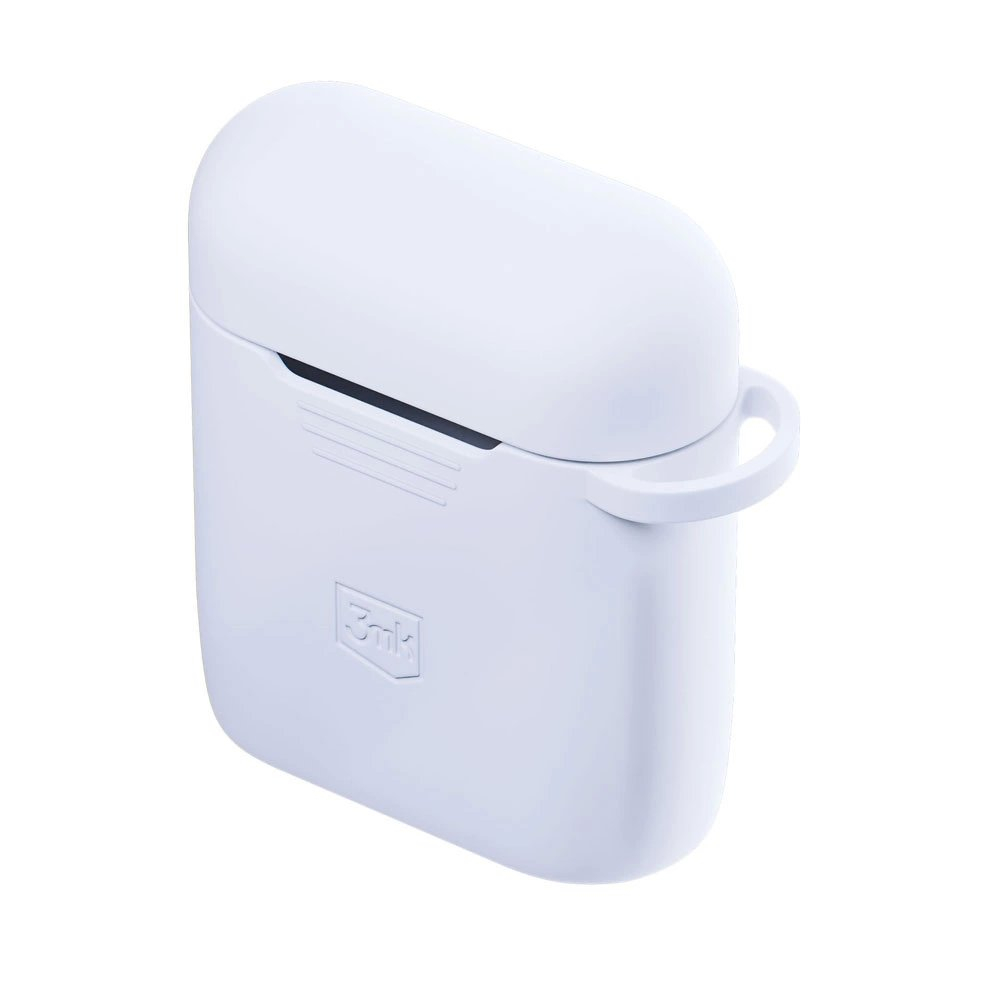 AirPods 2 3mk Silicon dėklas – baltas 8