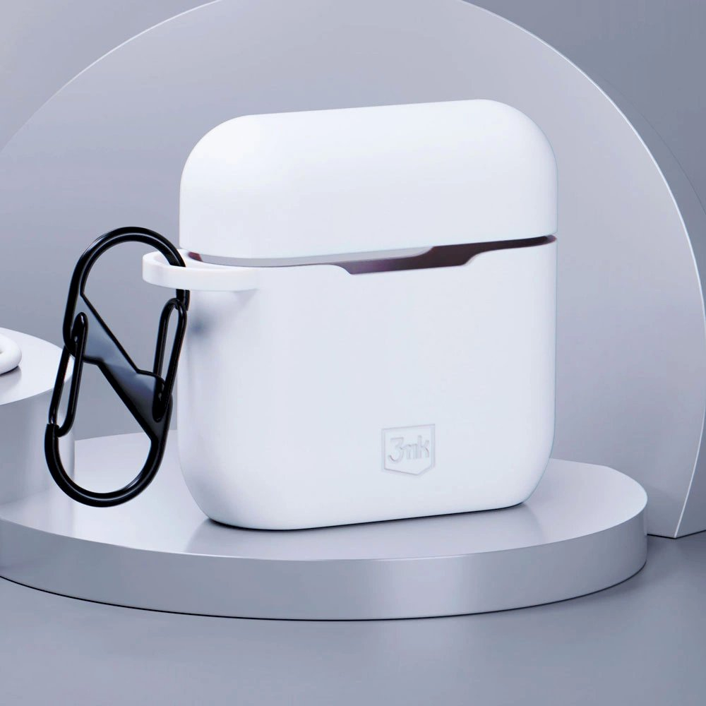 AirPods 3 3mk Silicon dėklas – baltas 1 AirPods 3 3mk Silicon dėklas – baltas 1