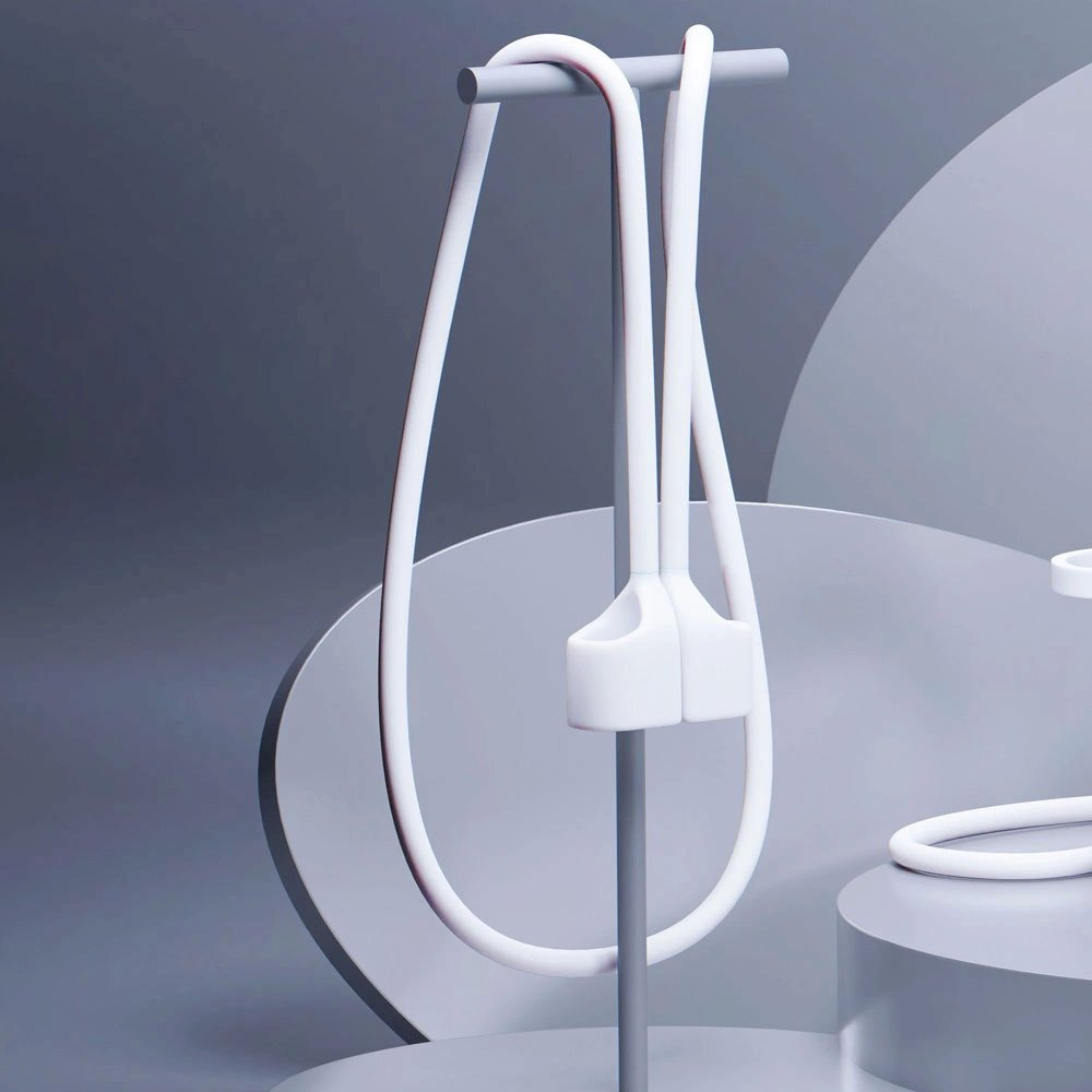 AirPods Pro / AirPods Pro 2 3mk Silicon dėklas – baltas 3 AirPods Pro / AirPods Pro 2 3mk Silicon dėklas – baltas 3