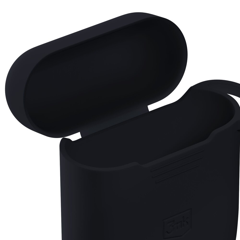 AirPods 4 3mk Silicone dėklas – juodas 3