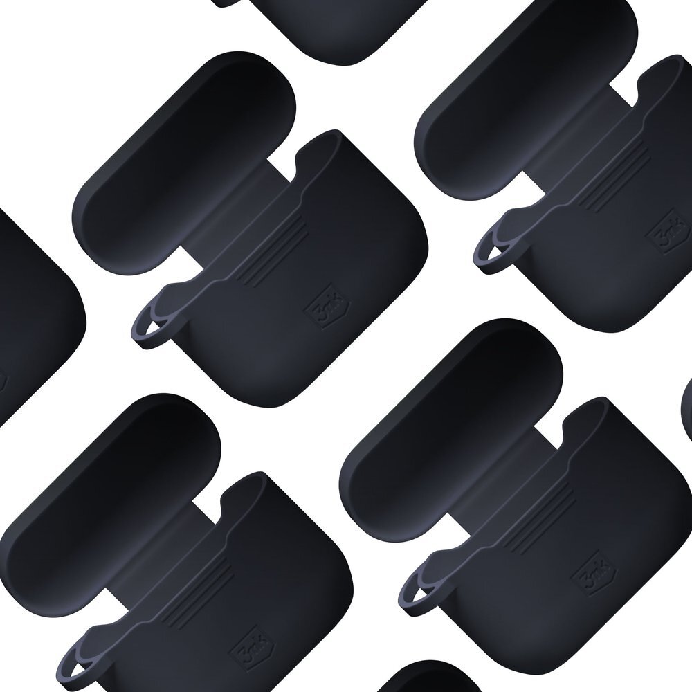 AirPods Pro 3 3mk Silicone dėklas – juodas 9 AirPods Pro 3 3mk Silicone dėklas – juodas 9