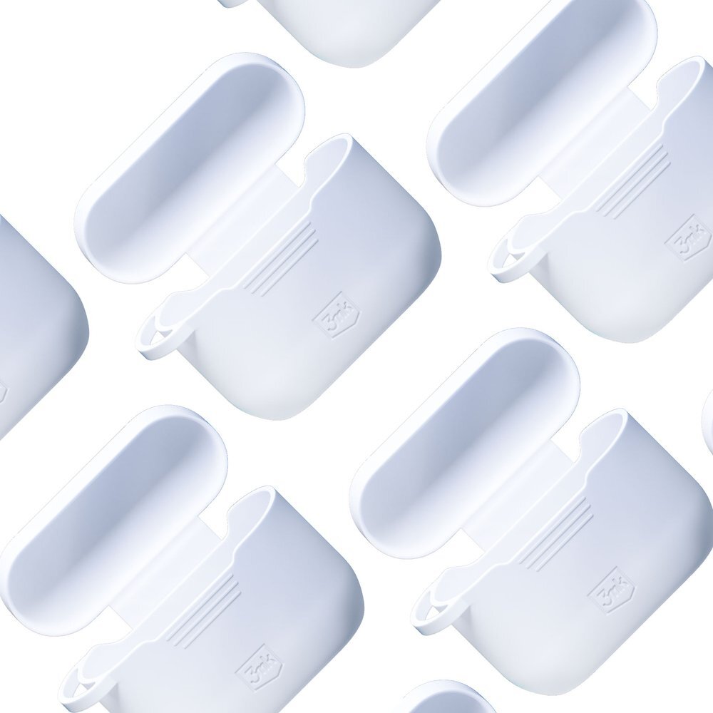 AirPods Pro 3 3mk Silicone dėklas – baltas 8
