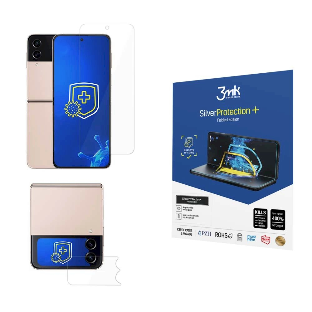 Samsung Galaxy Z Flip 4 – 3mk SilverProtection+ Folded Edition apsauginė plėvelė