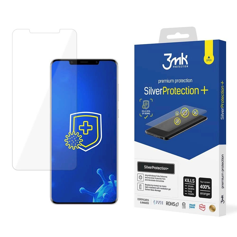 Huawei Mate 50 Pro – 3mk SilverProtection+ apsauginė plėvelė Huawei Mate 50 Pro – 3mk SilverProtection+ apsauginė plėvelė