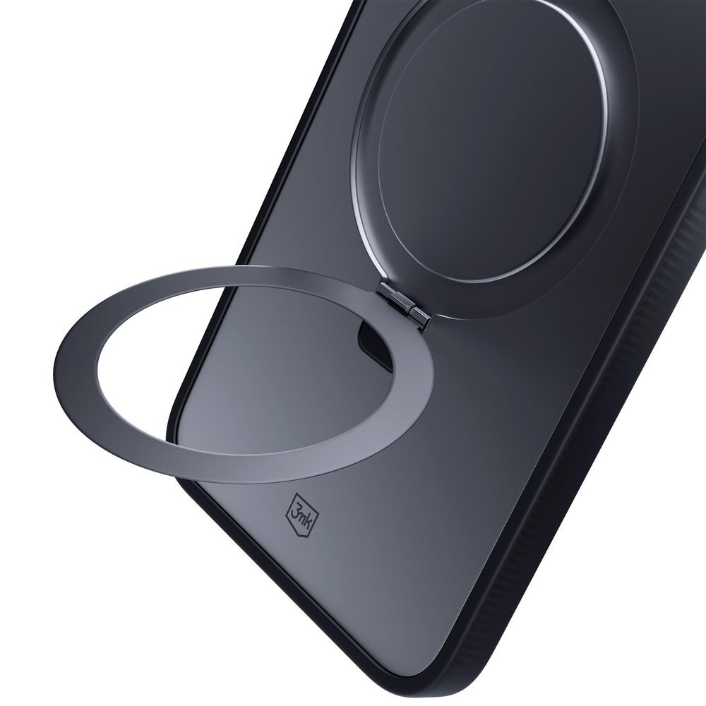 iPhone 17 3mk Smoke Mag&Stand dėklas – juodas 12