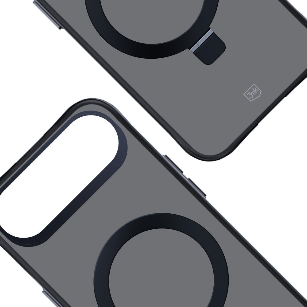 iPhone Air 3mk Smoke Mag&Stand dėklas – juodas 11