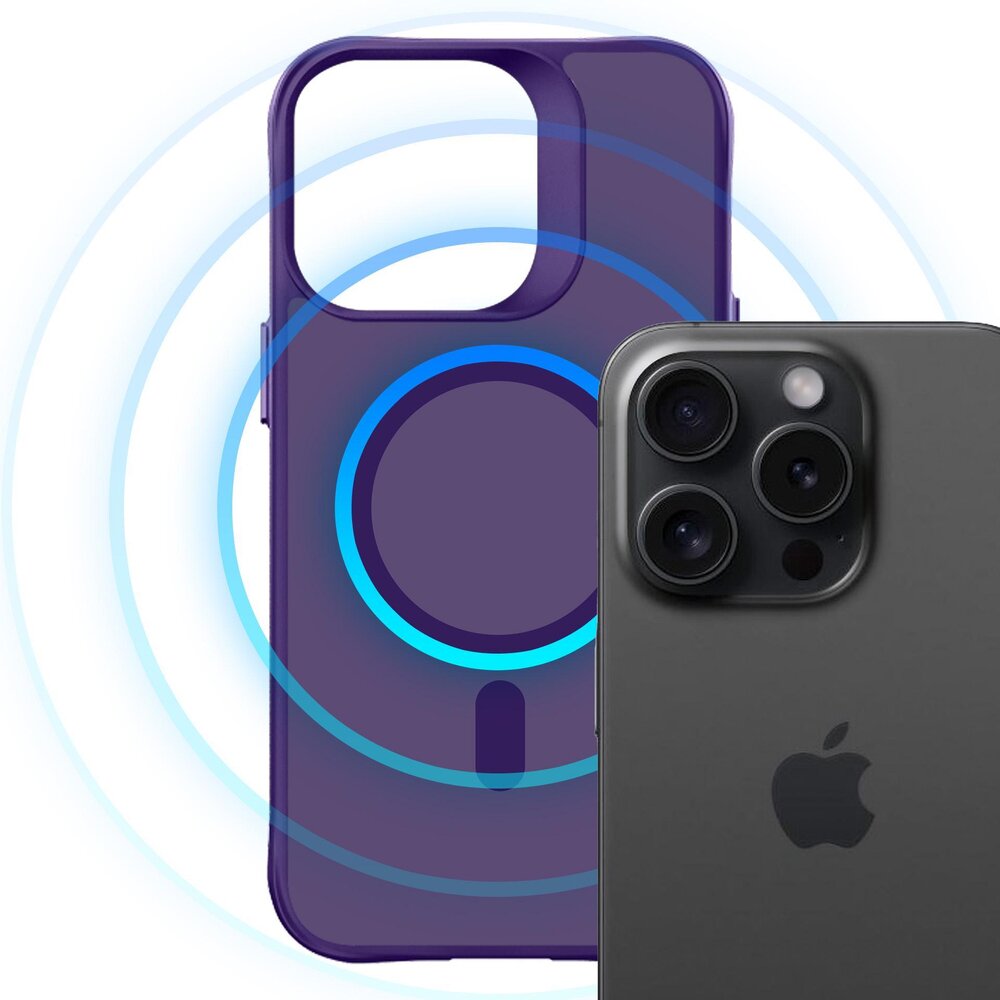 iPhone 16 Pro Max 3mk Smoke MagCase dėklas – violetinis skaidrus 12 iPhone 16 Pro Max 3mk Smoke MagCase dėklas – violetinis skaidrus 12