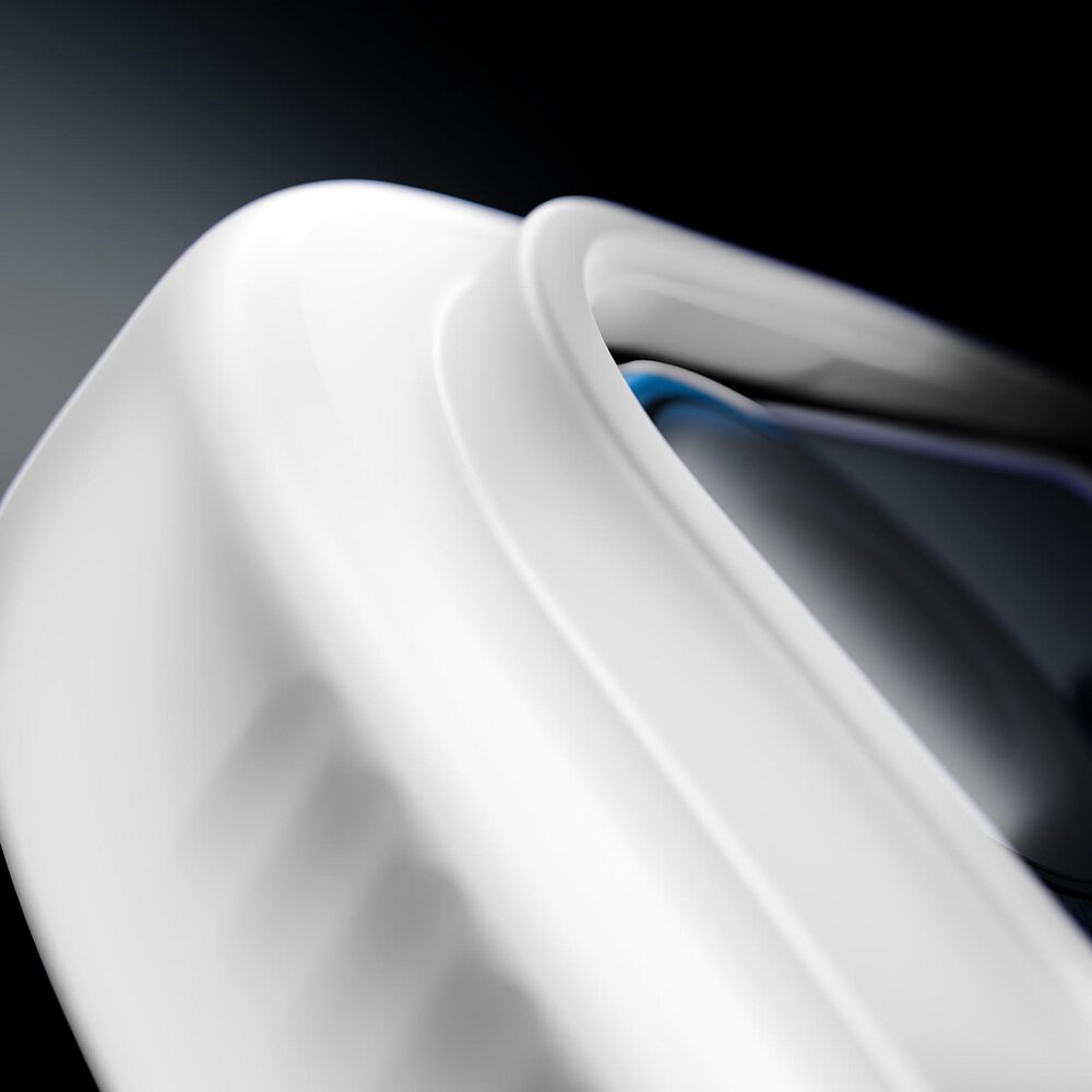 iPhone 17 3mk Smoke MagCase dėklas – baltas permatomas 12