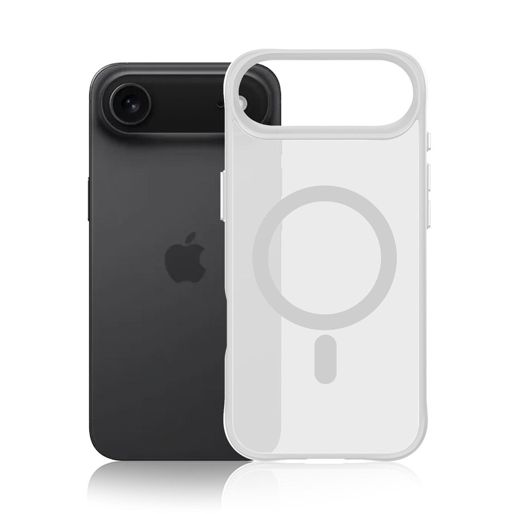 iPhone Air 3mk Smoke MagCase dėklas – baltas permatomas 6