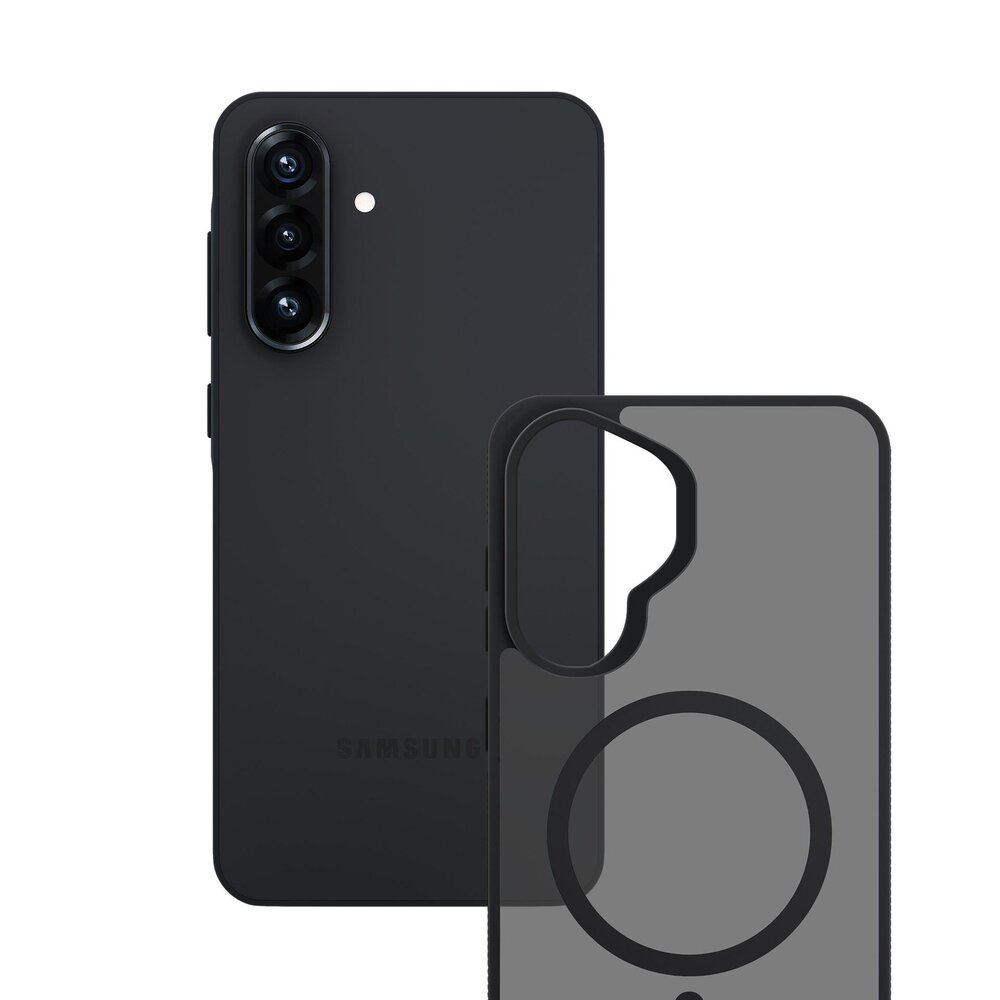 Samsung Galaxy A37 3mk Smoke MagCase dėklas – pilkas permatomas 4