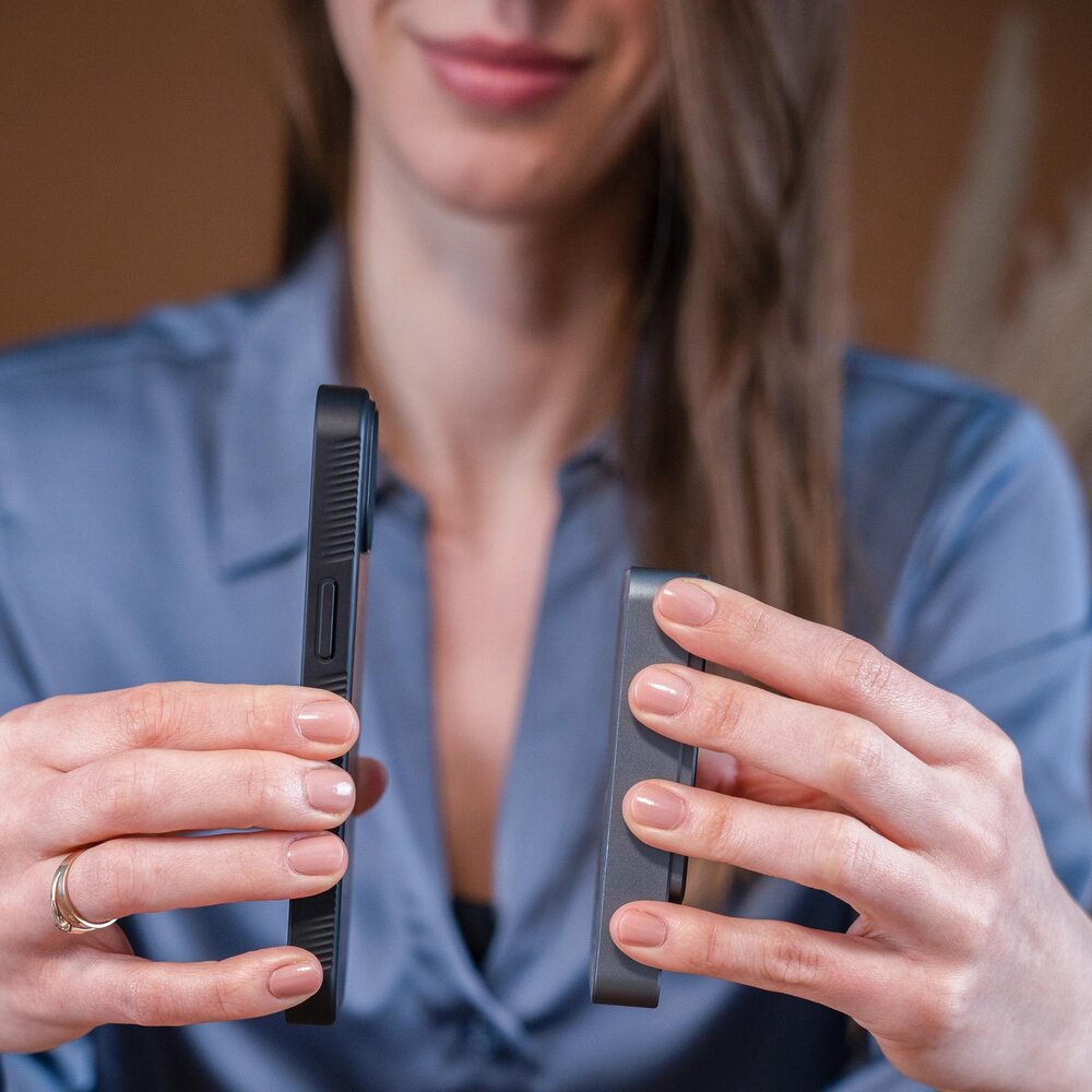 Samsung Galaxy A57 3mk Smoke MagCase dėklas – pilkas permatomas 2 Samsung Galaxy A57 3mk Smoke MagCase dėklas – pilkas permatomas 2