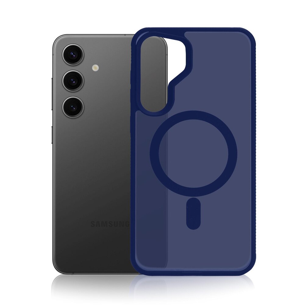 Samsung Galaxy S25 3mk Smoke MagCase dėklas – mėlynas permatomas 3 Samsung Galaxy S25 3mk Smoke MagCase dėklas – mėlynas permatomas 3