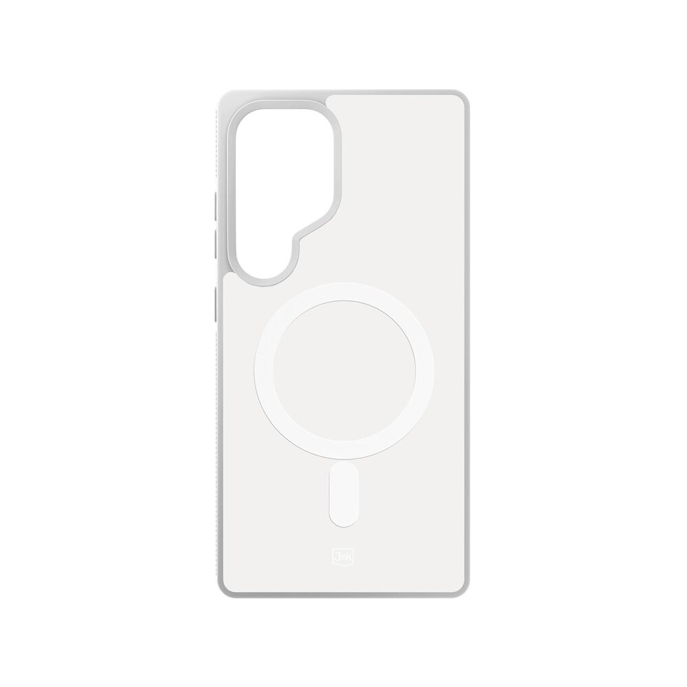 Samsung Galaxy S25 Ultra 3mk Smoke MagCase dėklas – baltas skaidrus 8