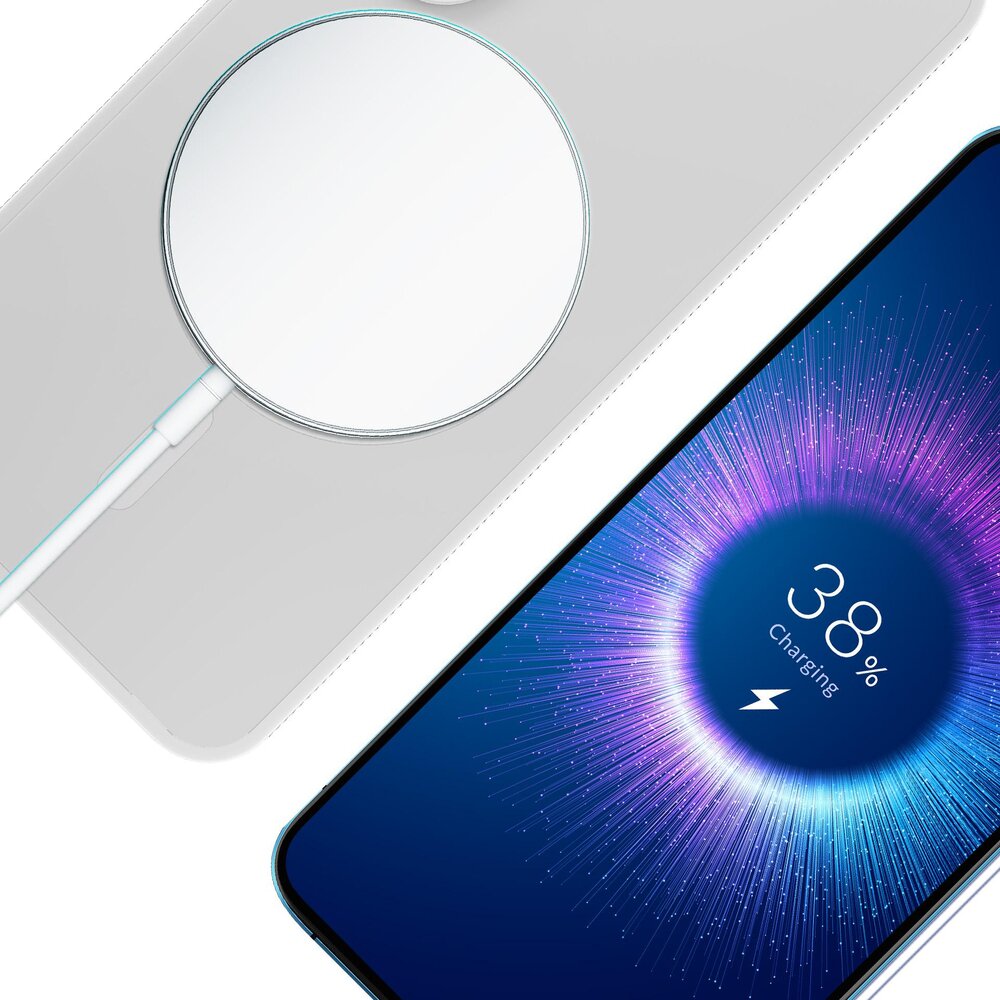 Samsung Galaxy S25 3mk Smoke MagCase dėklas – baltas skaidrus 12