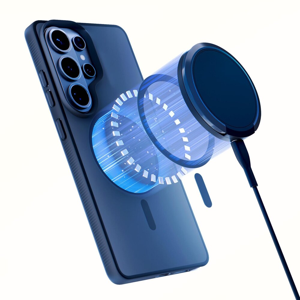 Samsung Galaxy S26 Ultra 3mk Smoke MagCase dėklas – pilkas permatomas 12