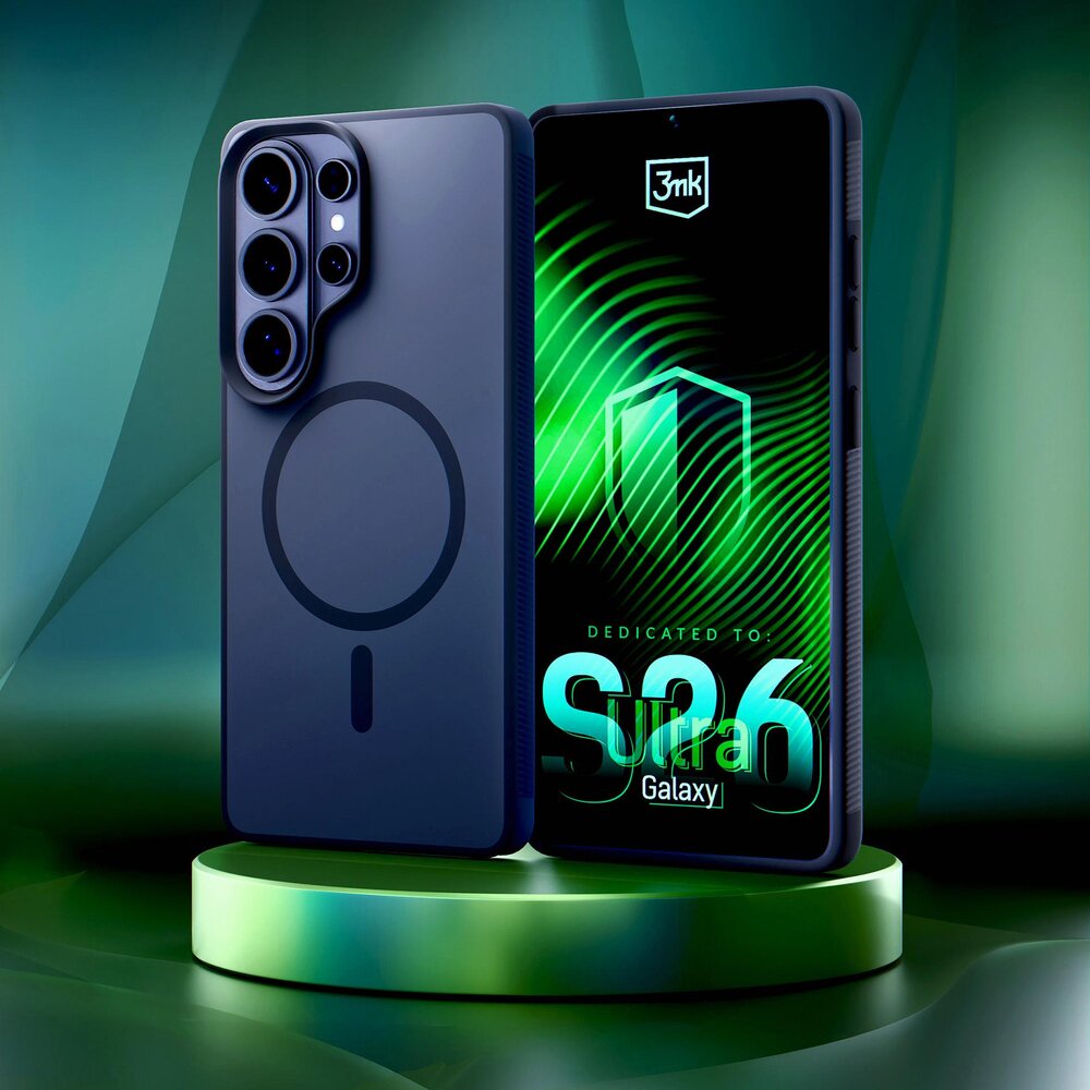 Samsung Galaxy S26 Ultra 3mk Smoke MagCase dėklas – pilkas permatomas 7