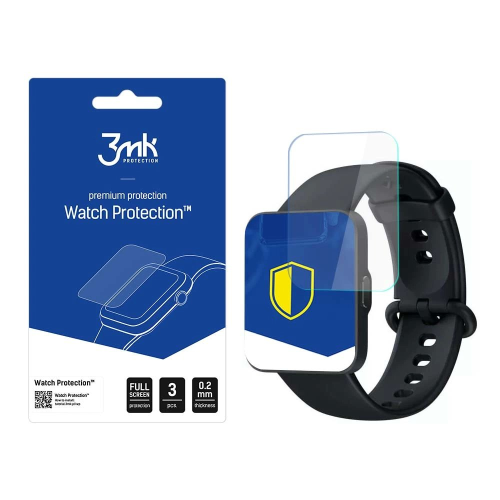3mk Watch Protection ARC apsauginė plėvelė Xiaomi Redmi Watch 3 Active 3mk Watch Protection ARC apsauginė plėvelė Xiaomi Redmi Watch 3 Active