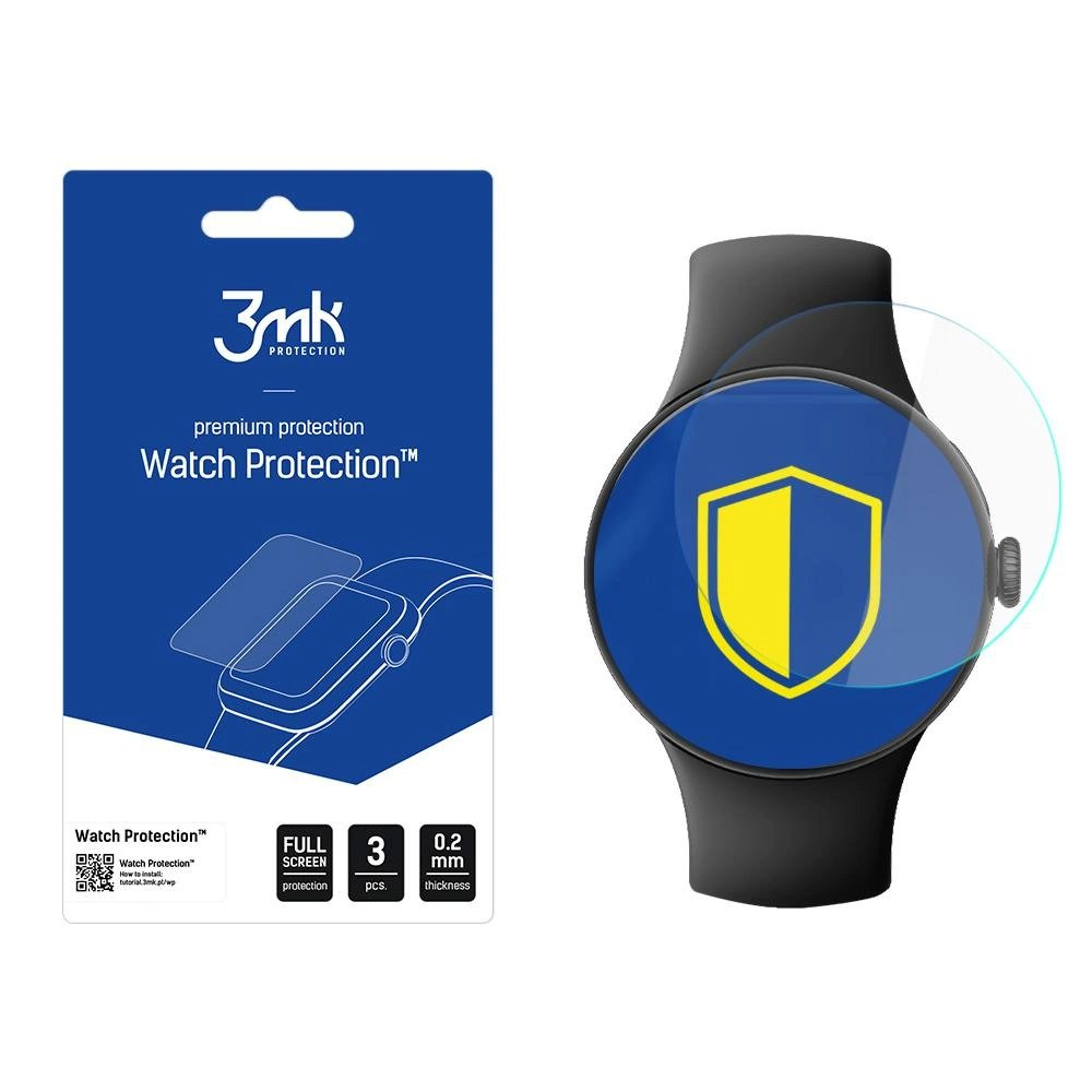 Google Pixel Watch 3 XL – 3mk Watch Protection ARC apsauginė plėvelė