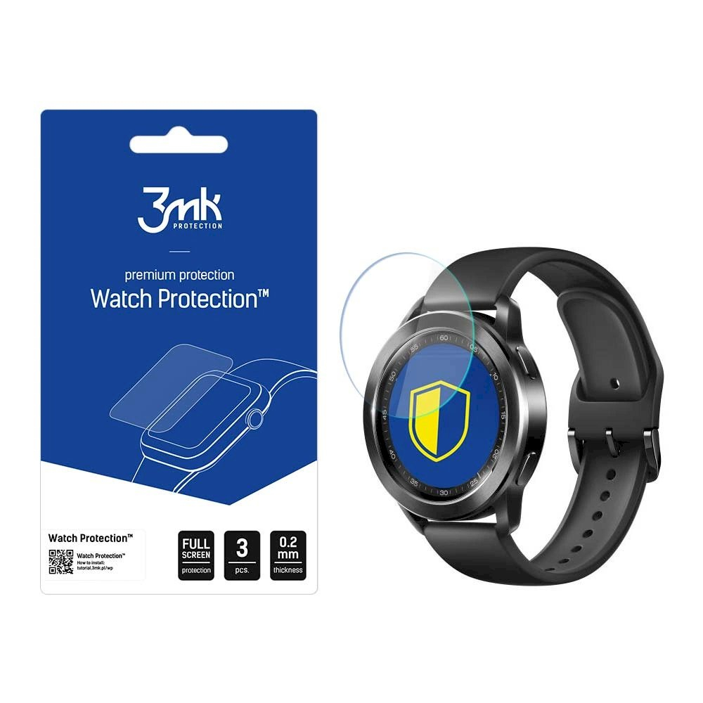 Ekrano apsauga Protection™ hybrid glass v. FlexibleGlass Lite Xiaomi Watch S3 Ekrano apsauga Protection™ hybrid glass v. FlexibleGlass Lite Xiaomi Watch S3