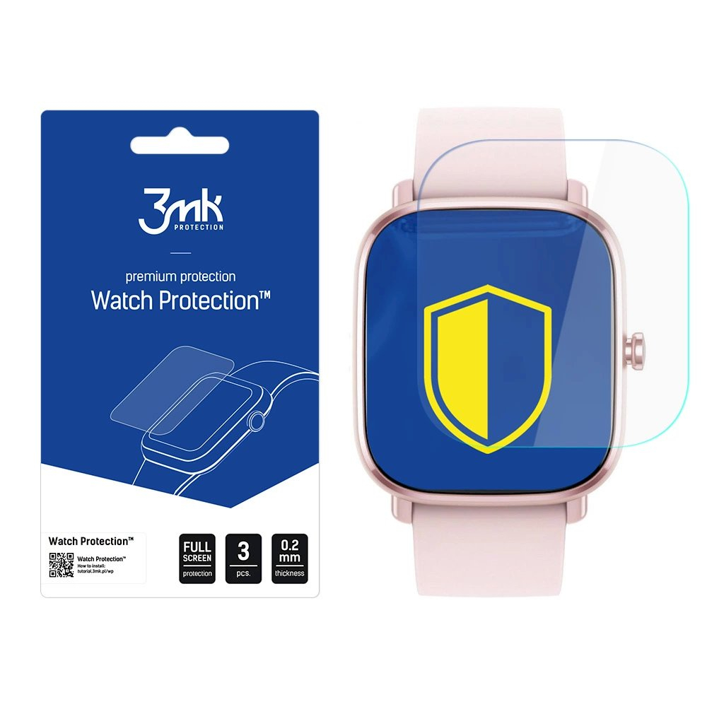 Xiaomi Amazfit GTS 2 Mini – 3mk Watch Protection™ v. ARC+ apsauginė plėvelė