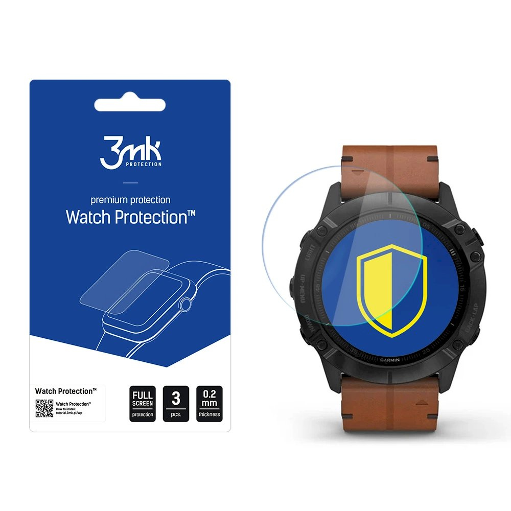 3mk Watch Protection™ v. FlexibleGlass hibridinis stiklas Garmin Fenix 6X 3mk Watch Protection™ v. FlexibleGlass hibridinis stiklas Garmin Fenix 6X
