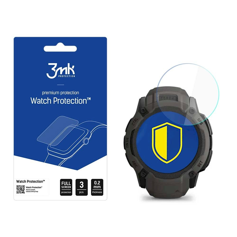 3mk Watch Protection™ v. FlexibleGlass hibridinis stiklas Garmin Instinct 2X