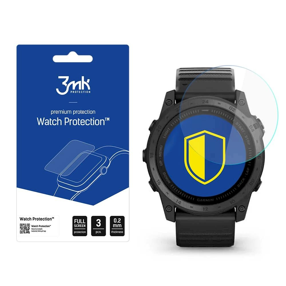 3mk Watch Protection™ v. FlexibleGlass lankstus apsauginis stiklas Garmin Tactix 7 3mk Watch Protection™ v. FlexibleGlass lankstus apsauginis stiklas Garmin Tactix 7