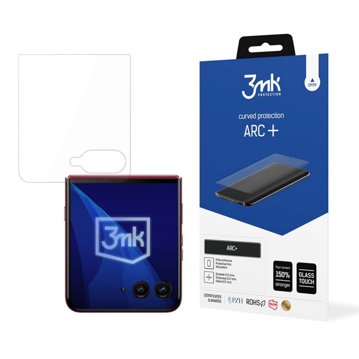 Motorola Razr 60 Ultra – 3mk ARC+ apsauginė plėvelė