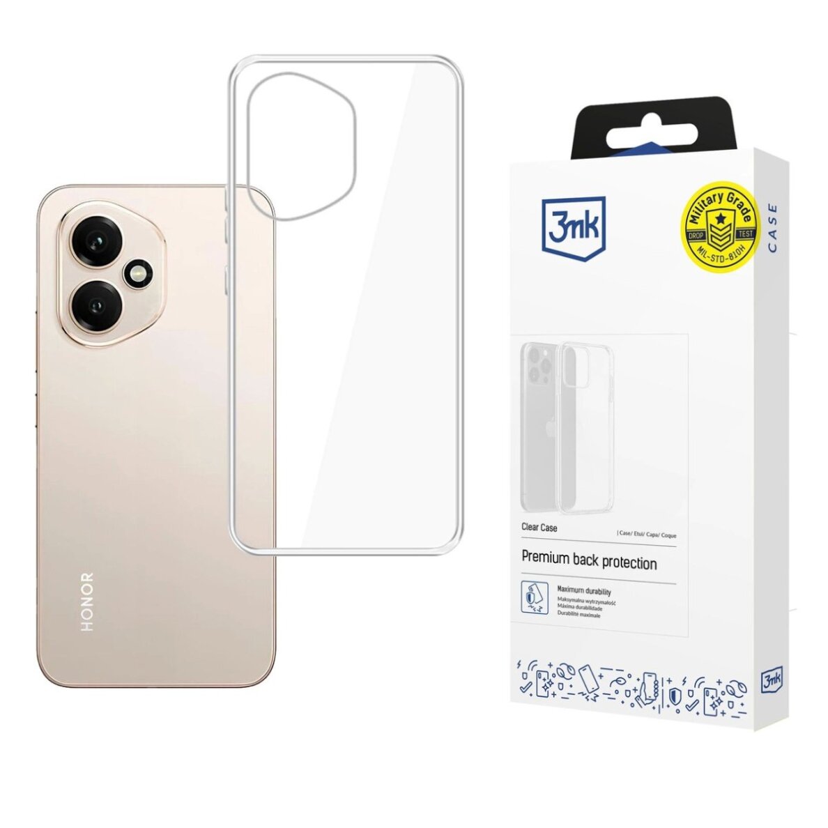 Honor 400 dėklas 3mk Clear – skaidrus