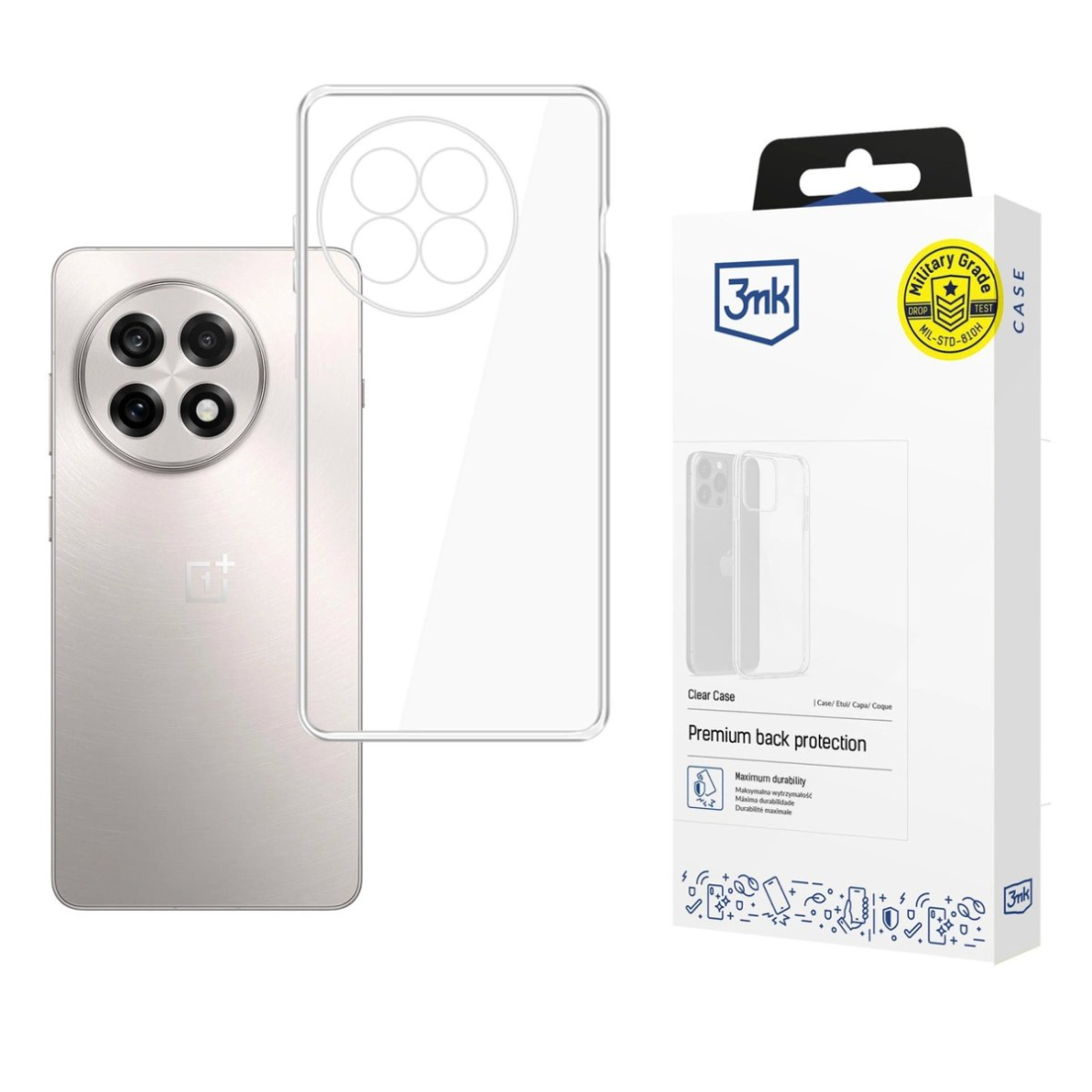 3MK Clear Dėklas OnePlus 13R/ACE 5 - Permatomas 3MK Clear Dėklas OnePlus 13R/ACE 5 - Permatomas