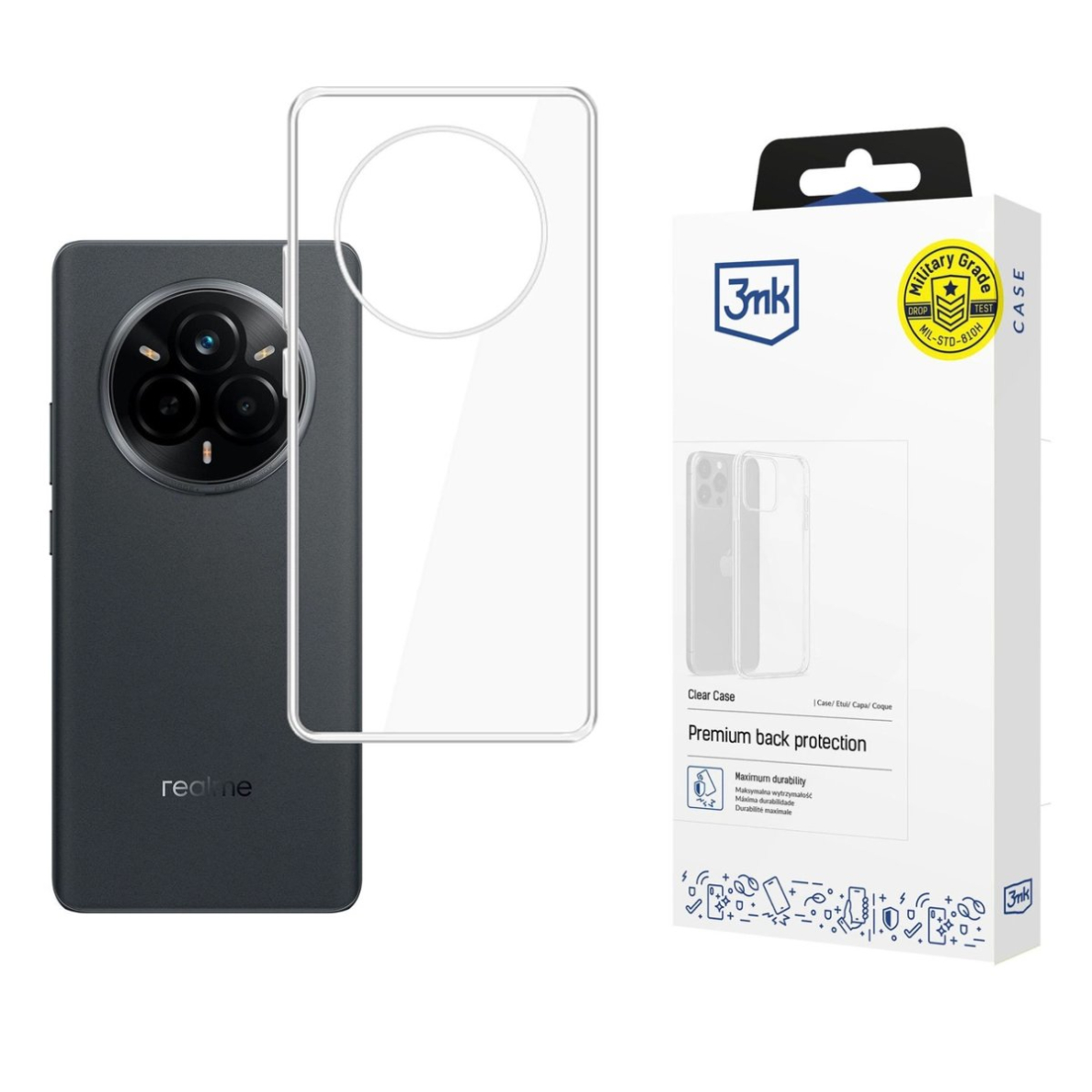 3MK Clear Dėklas Realme 14 Pro - Permatomas 3MK Clear Dėklas Realme 14 Pro - Permatomas