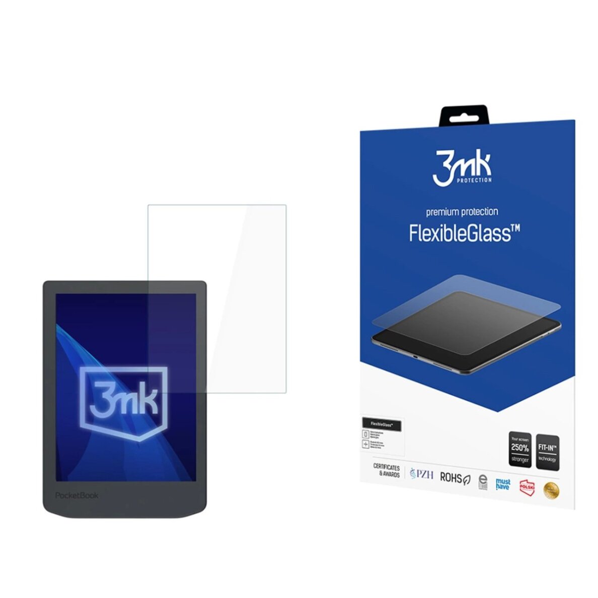 PocketBook Verse Lite (619) 3mk FlexibleGlass hibridinis stiklas