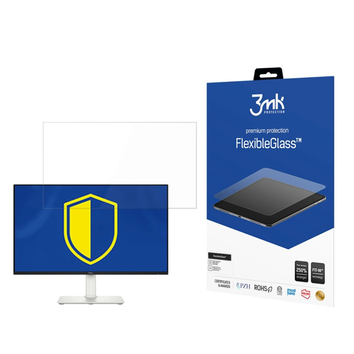 Dell S2425HS 3mk FlexibleGlass™ hibridinis stiklas skirtas Dell S2425HS 3mk FlexibleGlass™ hibridinis stiklas skirtas