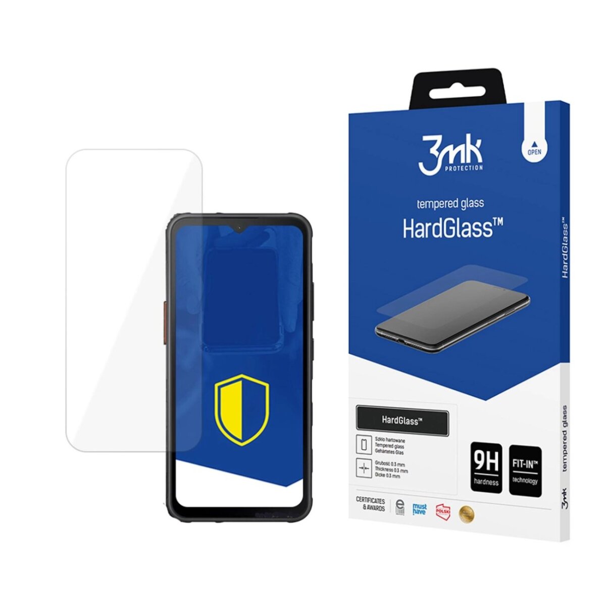 Samsung Galaxy XCover 8 3mk HardGlass grūdintas stiklas