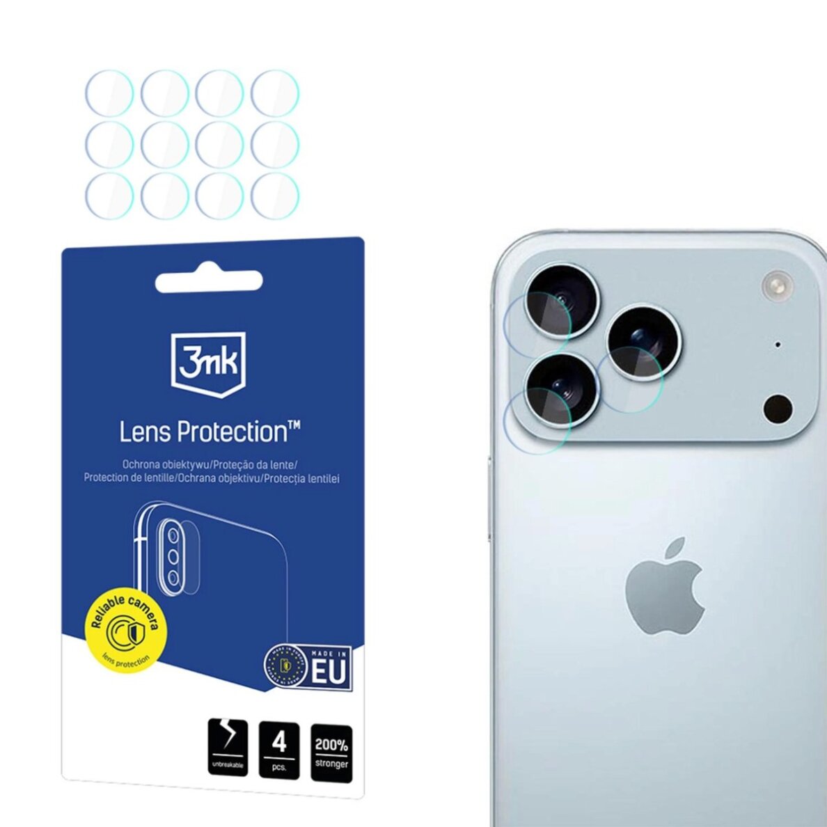 iPhone 17 Pro Max 3mk Lens Protection kameros stiklas