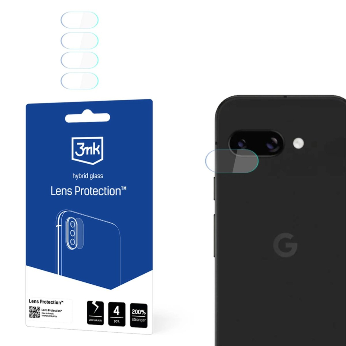 3mk Lens Protection kameros stiklas skirtas Google Pixel 9A