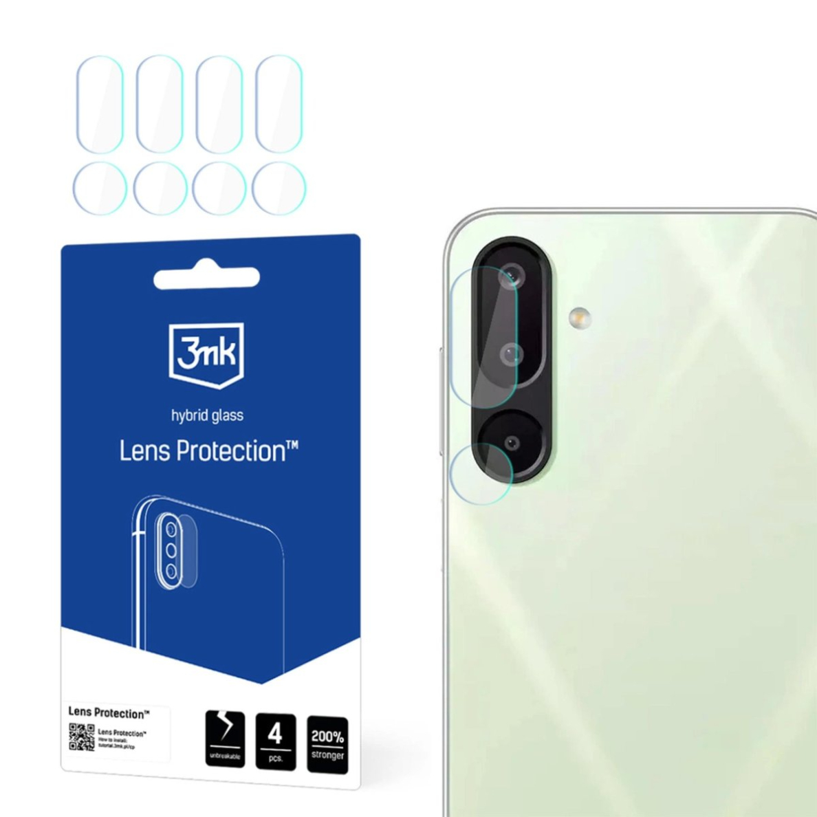 3mk Lens Protection kameros stiklas skirtas Samsung Galaxy M16 5G 3mk Lens Protection kameros stiklas skirtas Samsung Galaxy M16 5G