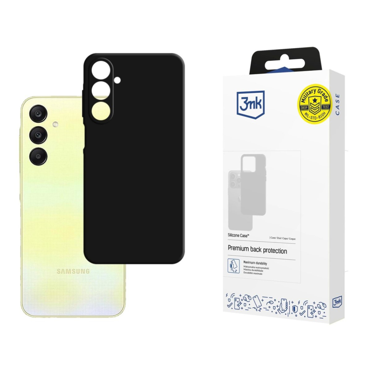 3mk silikoninis dėklas Samsung Galaxy A26 5G - juodas