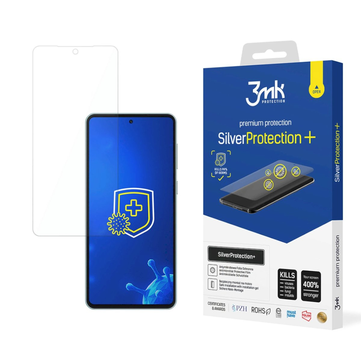 Samsung Galaxy M55 – 3mk SilverProtection+ apsauginė plėvelė