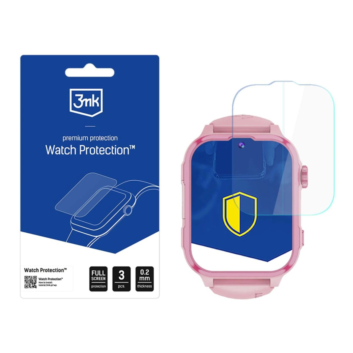 Garett Kids Hero Pro 4G – 3mk Watch Protection ARC apsauginė plėvelė Garett Kids Hero Pro 4G – 3mk Watch Protection ARC apsauginė plėvelė