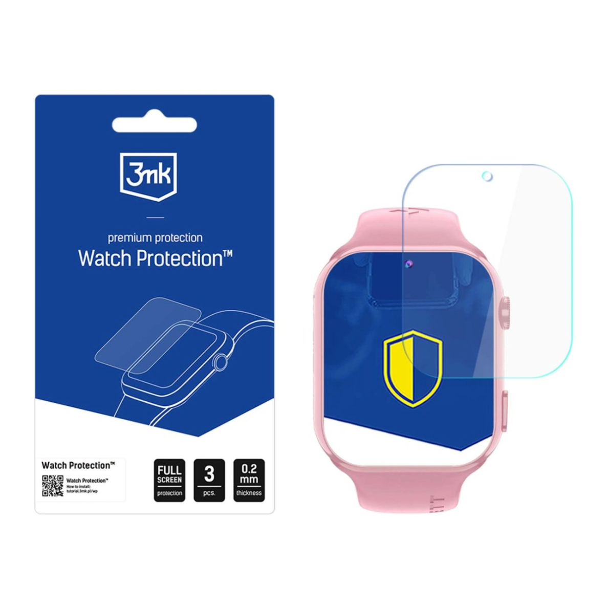 Garett Twin 2 4G – 3mk Watch Protection ARC apsauginė plėvelė