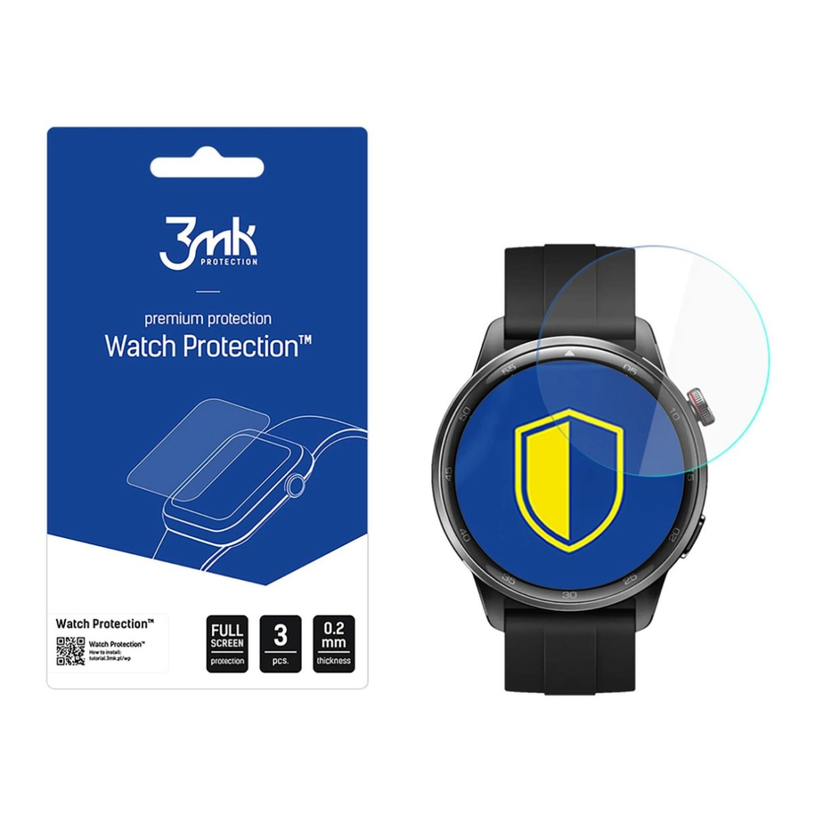 Realme Watch S2 – 3mk Watch Protection ARC apsauginė plėvelė Realme Watch S2 – 3mk Watch Protection ARC apsauginė plėvelė