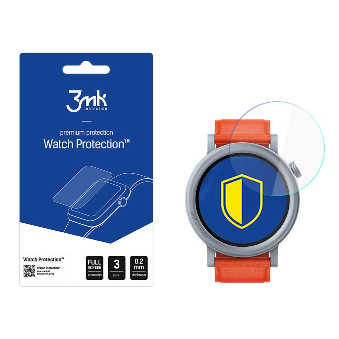 3mk Watch Protection FlexibleGlass hibridinis stiklas Nothing CMF Watch Pro 2 3mk Watch Protection FlexibleGlass hibridinis stiklas Nothing CMF Watch Pro 2