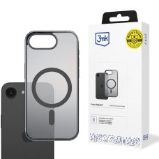 iPhone 16E dėklas 3mk Frosty MagCase – juodas