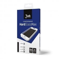 3MK HardGlass Max  pilnai dengiantis apsauginis stiklas Huawei P40 Pro juodais kraštais