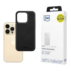 iPhone 14 Pro Max 3mk Hardy Apple Silky Leather MagCase dėklas – juodas