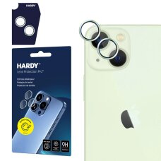 iPhone 15 / 15 Plus 3mk HARDY Lens Protection Pro kameros stiklas – žalias