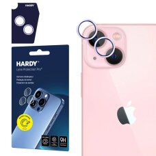 iPhone 15 / 15 Plus 3mk HARDY Lens Protection Pro kameros stiklas – rožinis