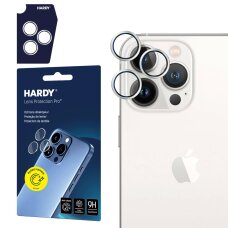 iPhone 15 Pro Max 3mk HARDY Lens Protection Pro kameros stiklas – baltas